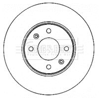 BORG & BECK Тормозной диск BBD4579